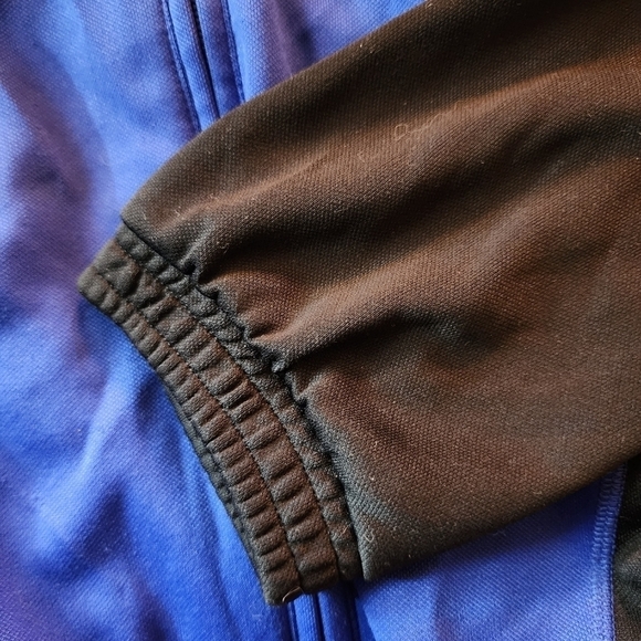 Adidas Climacool Full Zip Track Jacket Black Blue Men's Large L Athletic Basic - Picture 5 of 11